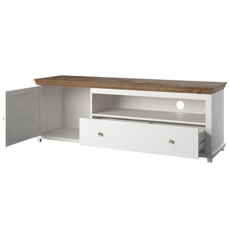 "Eva TV Unit in White Abisko Ash"