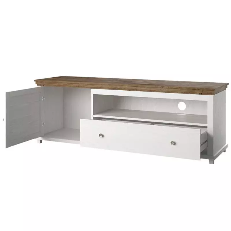 "Eva TV Unit in White Abisko Ash"