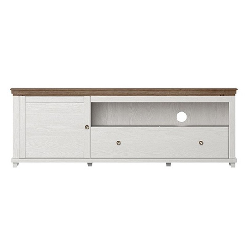"Eva TV Unit in White Abisko Ash"
