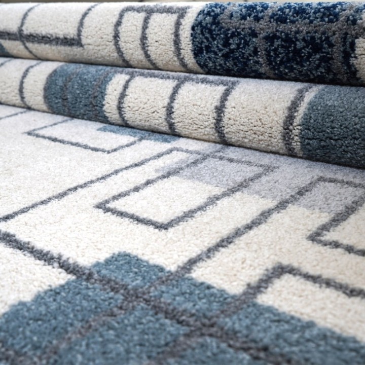 Aspire Blue Rug – Modern Abstract Design | J&B Furniture