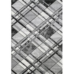 Accra Rug Grey Black