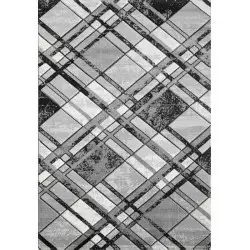 Accra Rug Grey Black