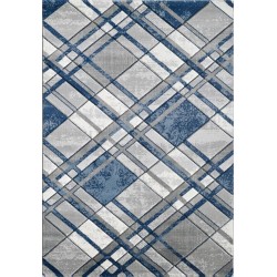 Accra Rug Grey Navy
