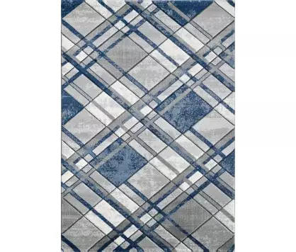 Accra Rug Grey Navy