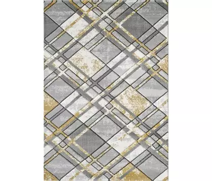 Accra Rug Grey Gold