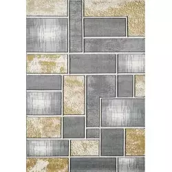 Lagos Rug Grey Gold