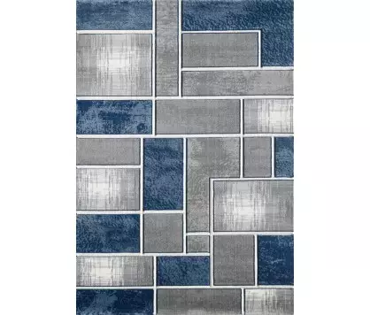 Lagos Rug Grey Navy