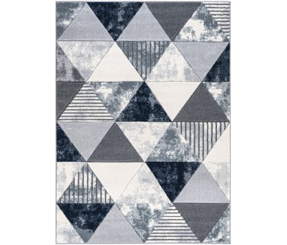 Mason Modern Rug - Grey Blue