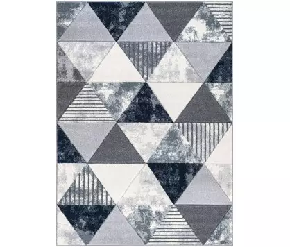 Mason Modern Rug - Grey Blue