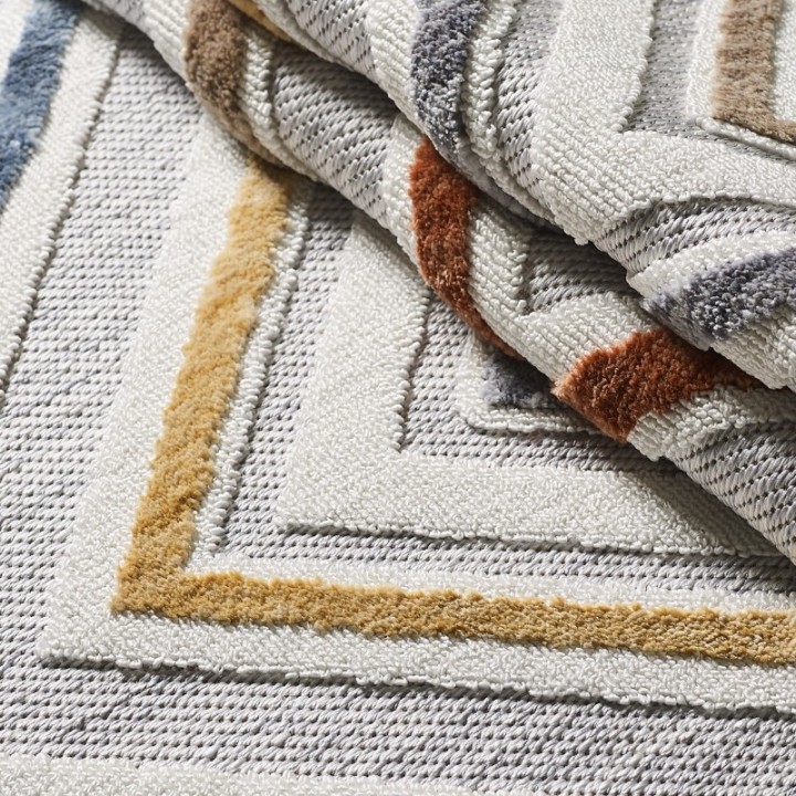 Broadway Abstract Lines Color Rug – Modern Rugs | J&B Furniture