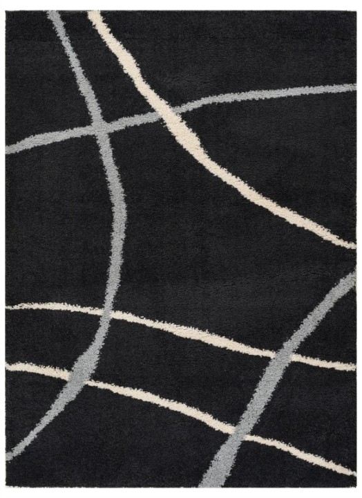 Cruz Rug 01 Black - J&B Furniture