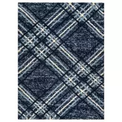 Blaze Rug 02 - Navy Blue