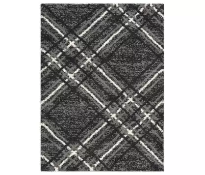 Blaze Rug – Grey Tartan...