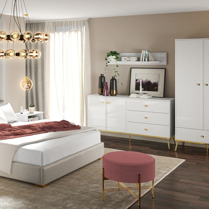 Goldin Sideboard white| J&B Furniture Ireland