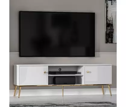 Goldin- 2 Door White TV...