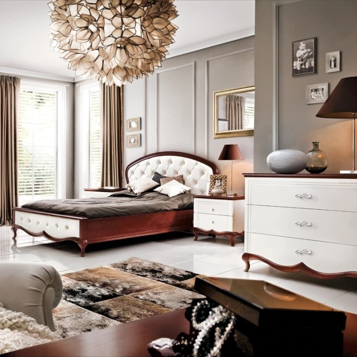 Milano Bed – White or Cashmere | J&B Furniture Ireland