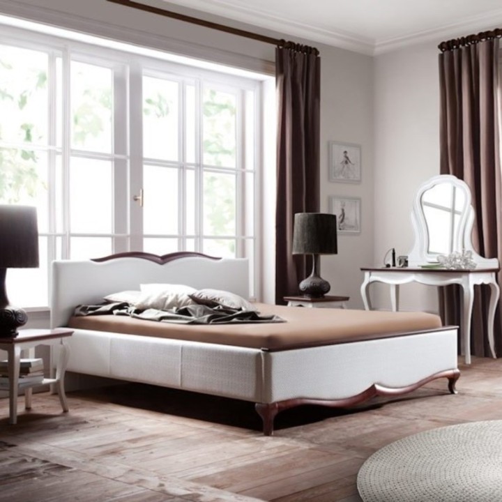 Milano Bed – Classic White Wooden Bed | Beds Ireland