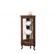 Wersal Small Corner Glass Cabinet W-WN/M - J&B Furniture