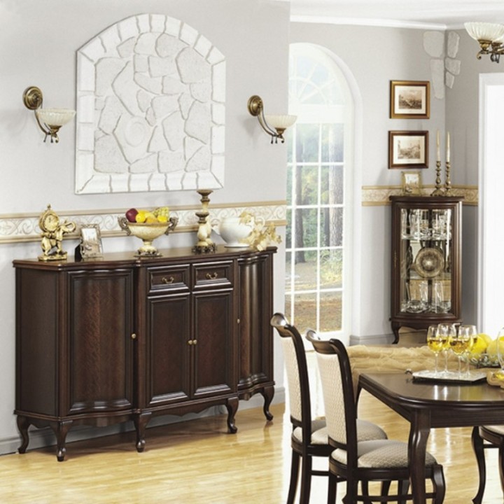Wersal Small Corner Glass Cabinet- J&B Furniture