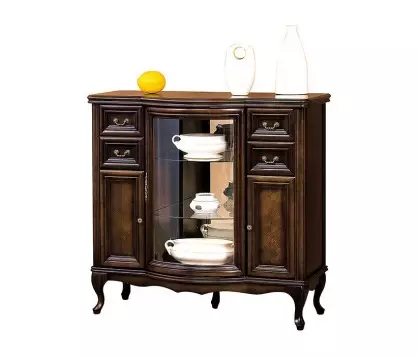 "glass sideboard"