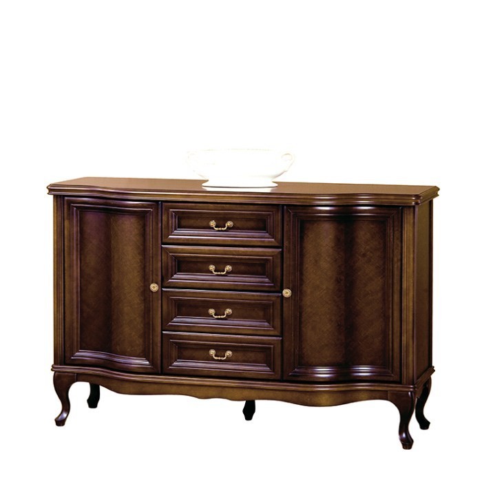 Wersal 2 Door 4 Drawer Dresser  -  wenge - J&B Furniture