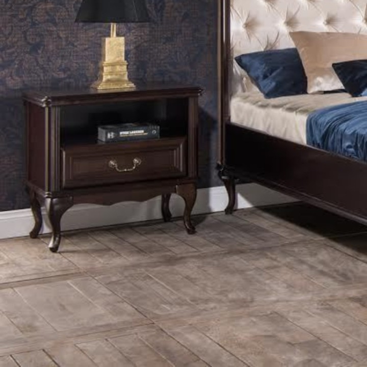 Wersal Wooden Bedside Table Colour wenge | J&B Furniture