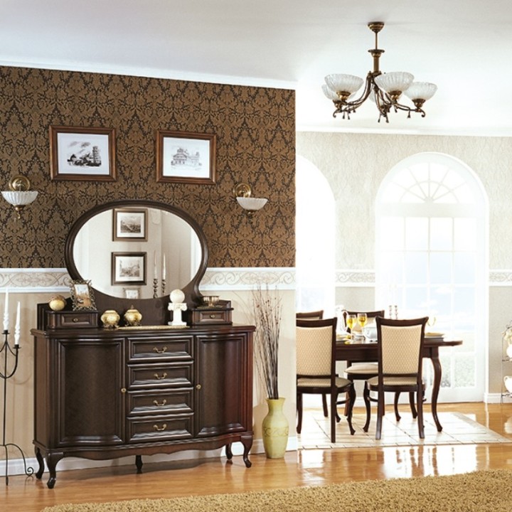 Wersal Wooden Dining Chair – Wenge Finish | J&B Furniture