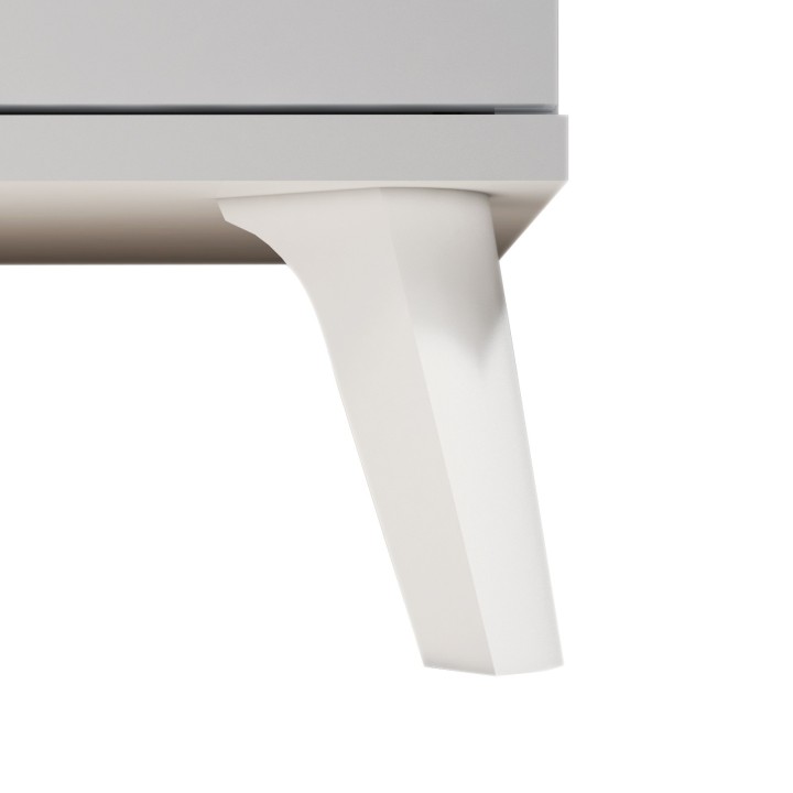 Secco White Chest of Drawers | J&B Furniture