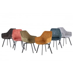 Viola Swivel Velvet Dining Chair – Stylish Dining Chairs