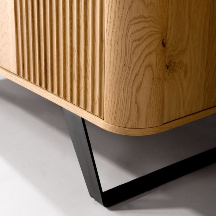 Santos I Oak - 2 Door Sideboard - J&B Furniture