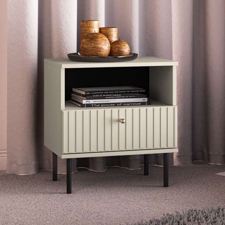 Sophie Bedside Table Cashmere | J&B Furniture