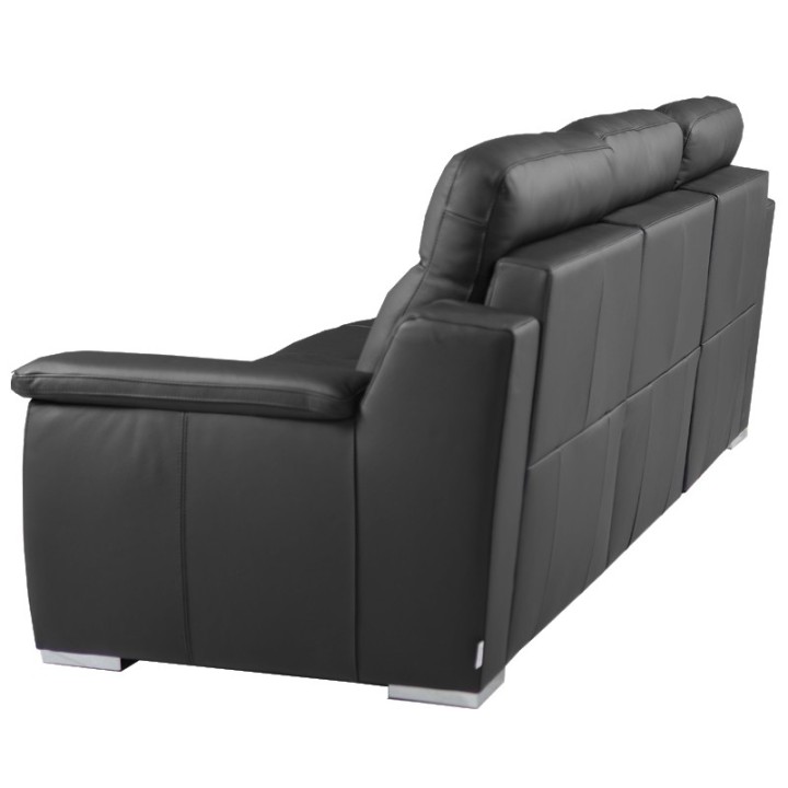 Motion Bespoke 3-Seater  Sofa – Black Leather | J&B Furniture