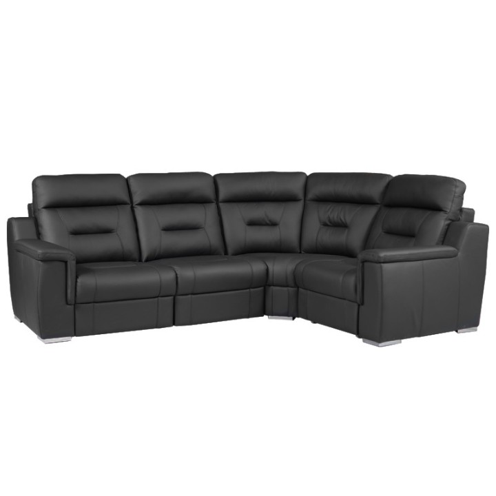 Motion Corner Sofa – Leather and 2 Drawers | J&B Furniture