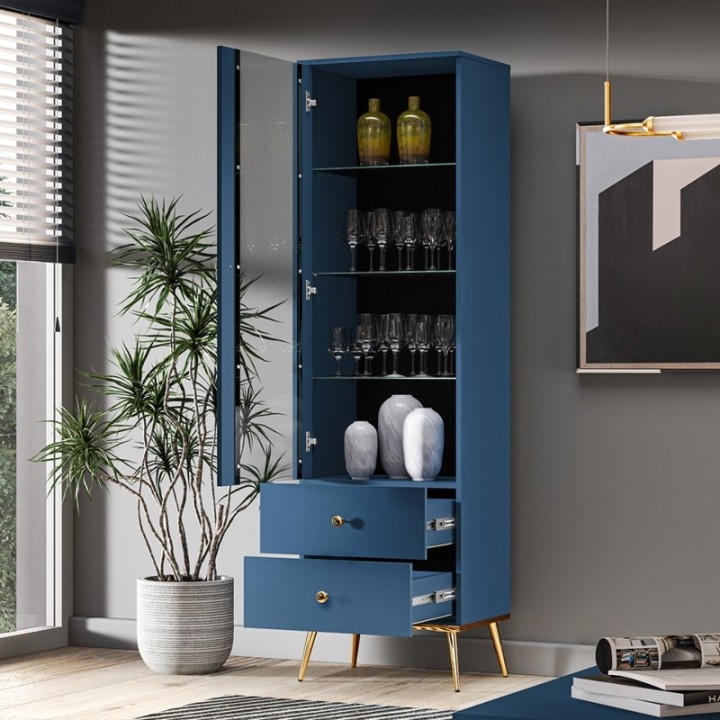 Marine Tall Display Cabinet | J&B Furniture Ireland