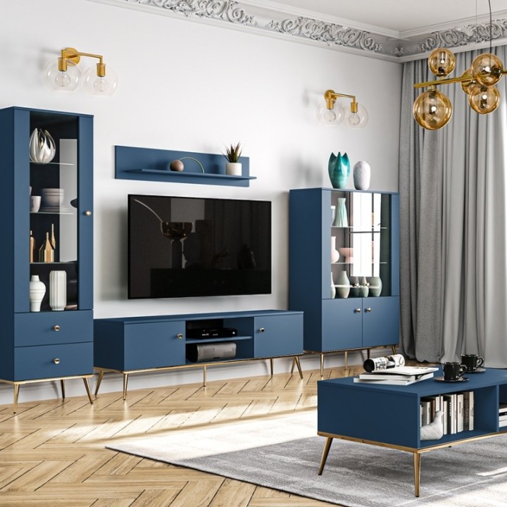 Marine Tall Display Cabinet | J&B Furniture Ireland