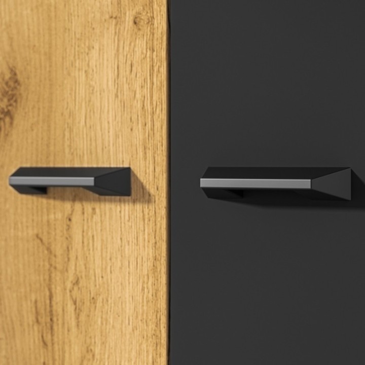 Wardrobe Doors - Graft Oak Black Sleek & Practical | J&B
