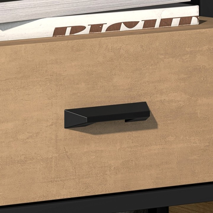 Colt Black Bedside Locker | J&B Furniture Ireland