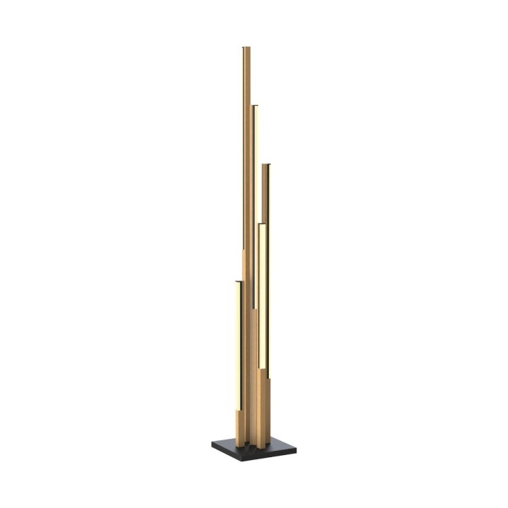 Eliot Floor Lamp – Modern Black & Wood | J&B Furniture