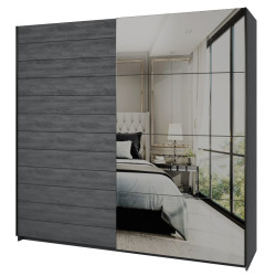 Galaxy- Carbon Sliding Wardrobe 200cm