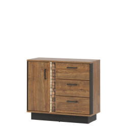 Dorian 1-Door 3-Drawer...