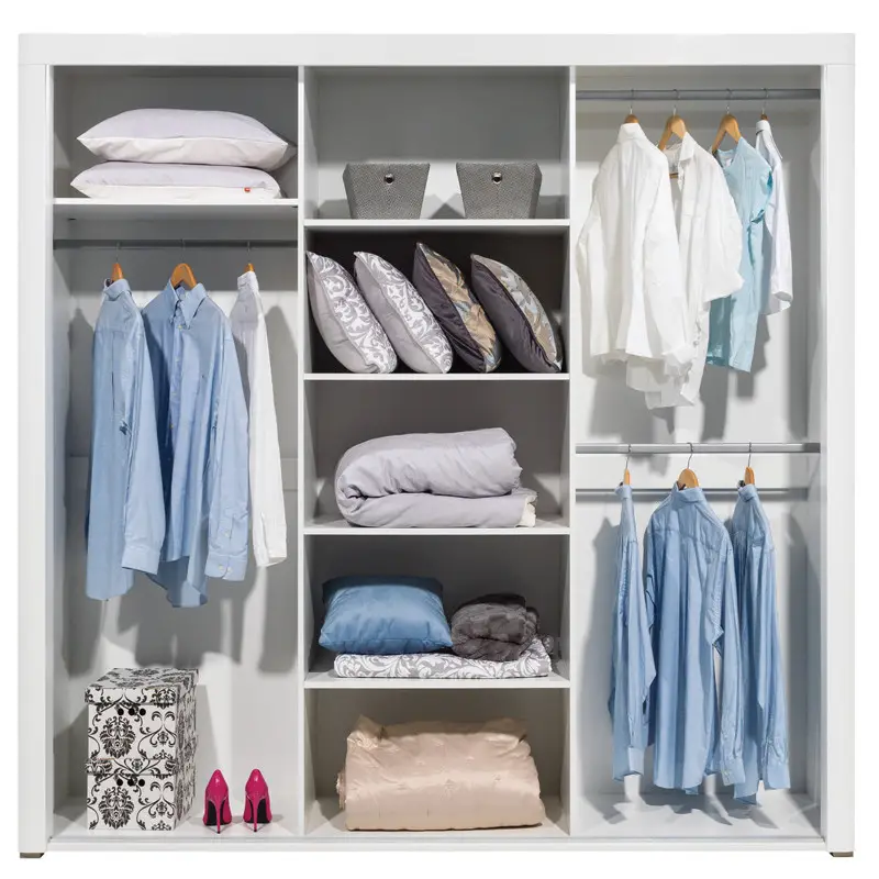 sliding wardrobe with led lights