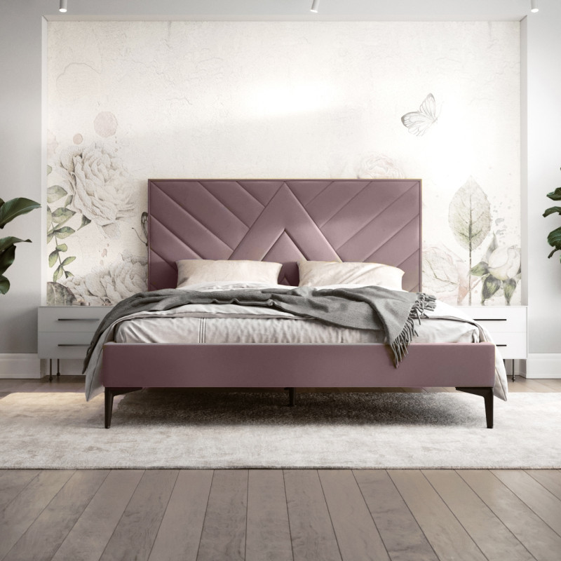 Paloma 4ft6 Double Bed Frame in Pink