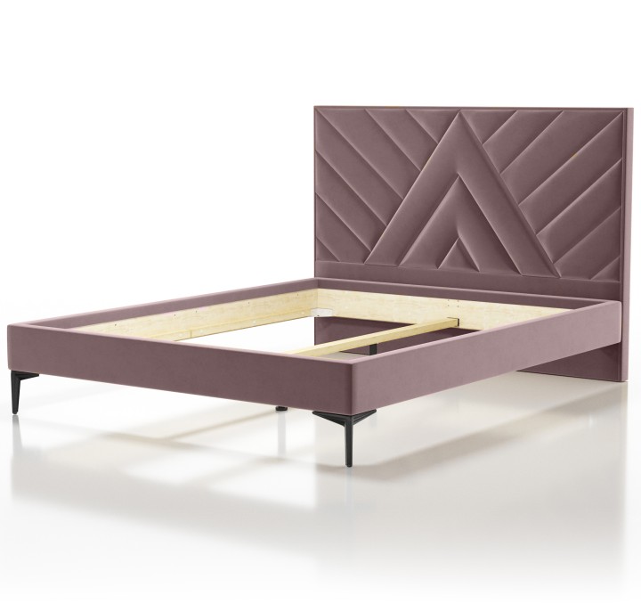 Paloma 4ft6 Double Bed Frame in Pink