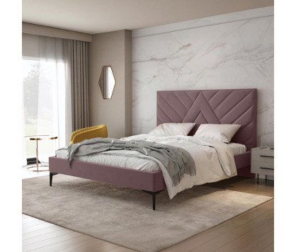 Paloma 4ft6 Double Bed Frame in Pink