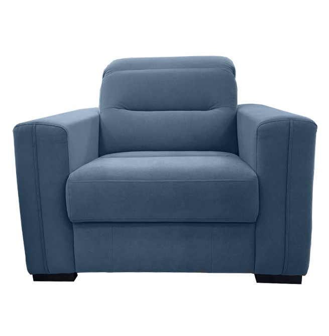 Excellence Blue Armchair – Modern Comfort | J&B Furniture