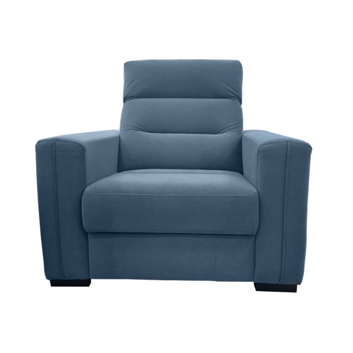 Excellence Blue Armchair – Modern Comfort | J&B Furniture