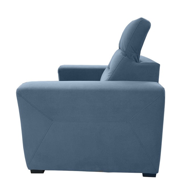 Excellence Blue Armchair – Modern Comfort | J&B Furniture