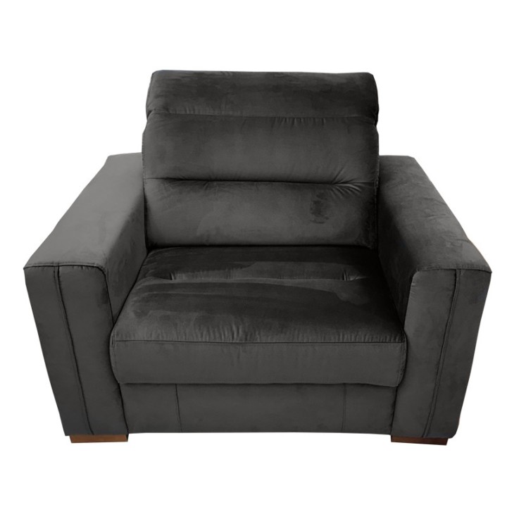 Excellence Dark Grey Armchair Modern Comfort | J&B Furniture