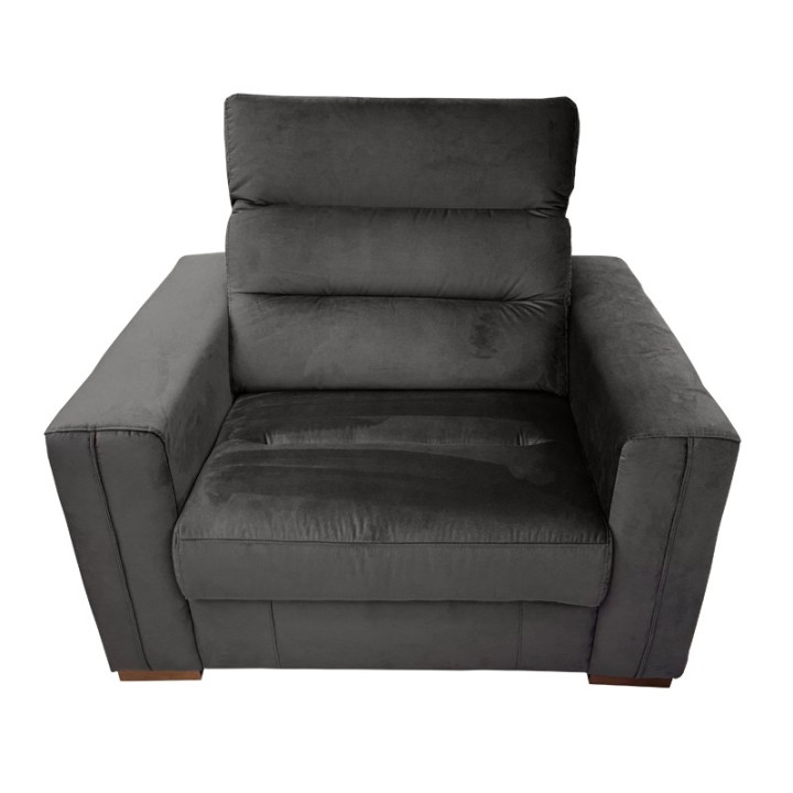 Excellence Dark Grey Armchair Modern Comfort | J&B Furniture