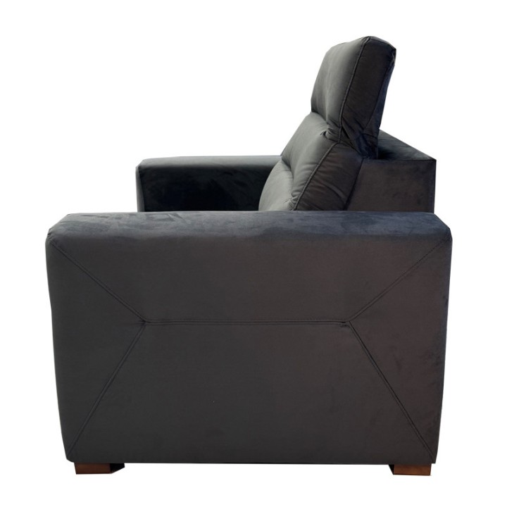 Excellence Dark Grey Armchair Modern Comfort | J&B Furniture